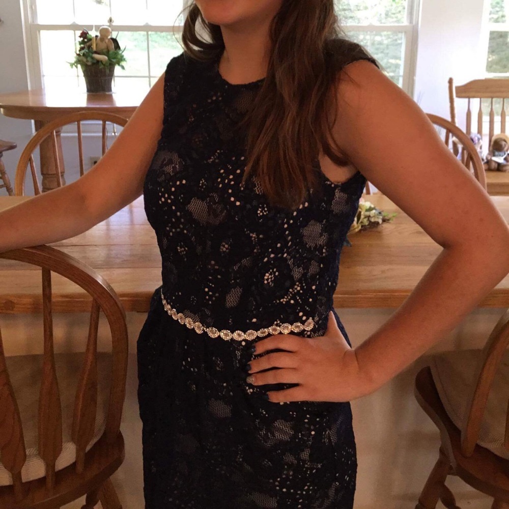 Blue Lace Dress
